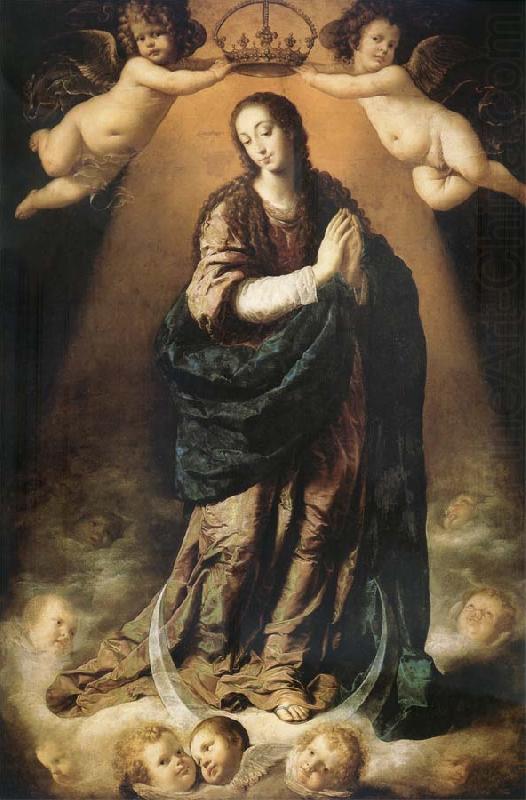 PEREDA, Antonio de The Immaculate one Concepcion Toward the middle of the 17th century china oil painting image